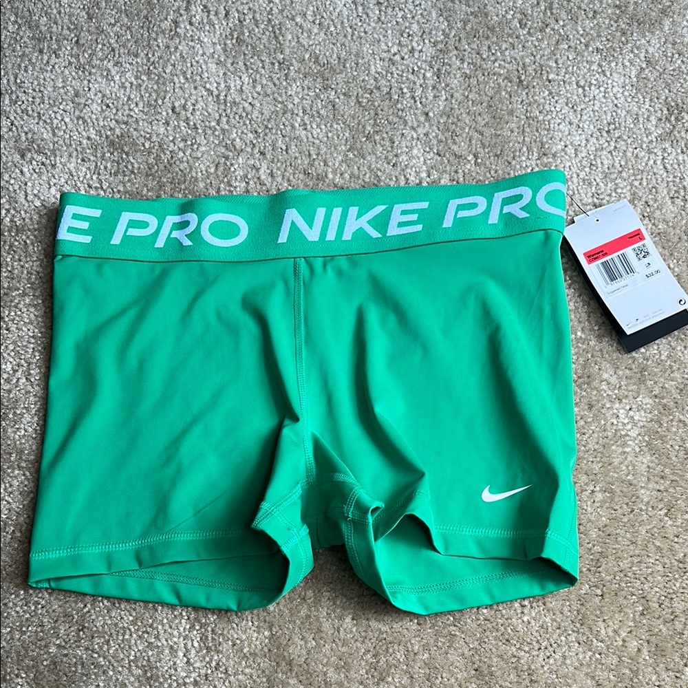 Nike Pro Green Compression Shorts